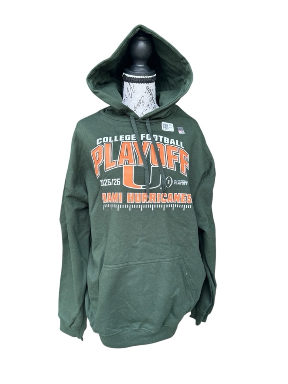 Miami Hurricanes Hoodie – College Football Playoff – Size Large